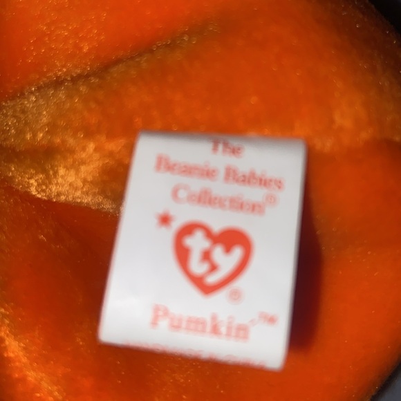 Pumkin the Pumpkin Ty Beanie Baby RARE with ERRORS Style 4205 - Picture 6 of 8